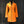 Cargar imagen en el visor de la galería, Orange Suede Stand Collar Dress Coat
